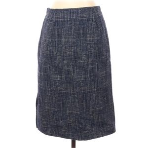 Banana Republic Navy Tweed Skirt - Size 0